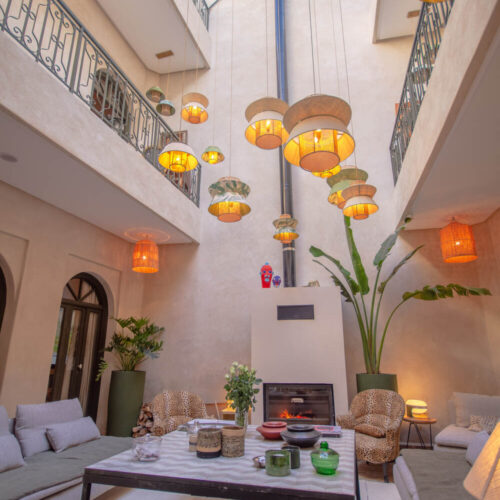 Riad Maison Beryll Marrakech location privatisation patio verrière